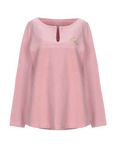 Woman Sweatshirt Pink Size S Cotton