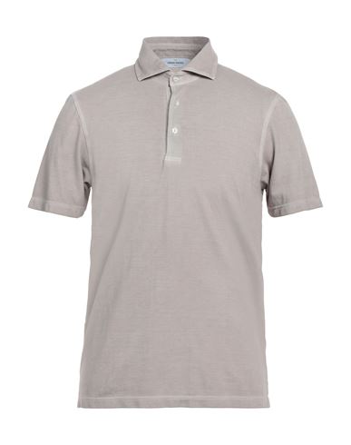 Gran Sasso Man Polo Shirt Dove Grey Size 46 Cotton