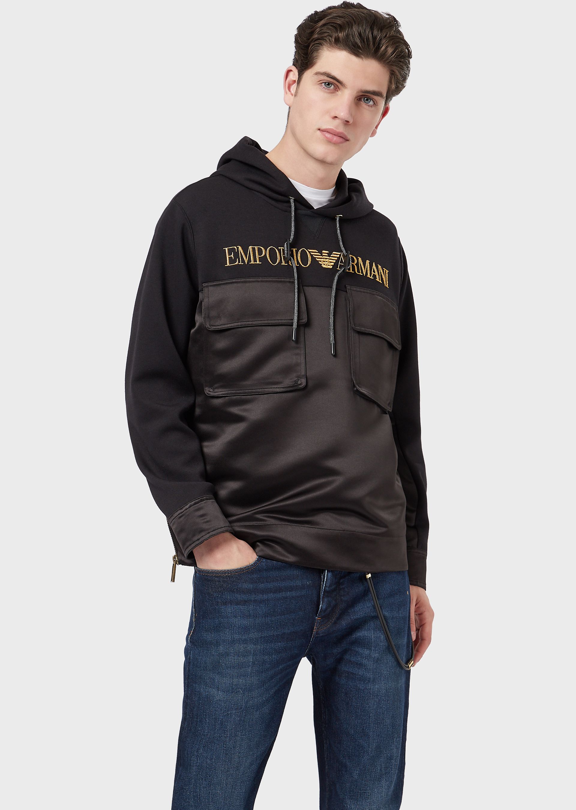 armani jeans hoodies