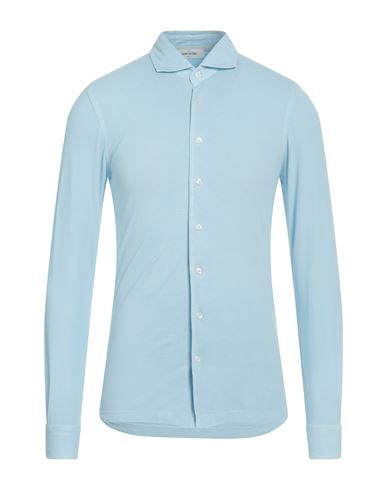 Shop Gran Sasso Man Shirt Light Blue Size 36 Cotton
