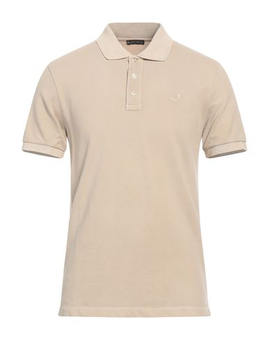 Jacob Cohёn Man Polo Shirt Beige Size Xxl Cotton, Elastane