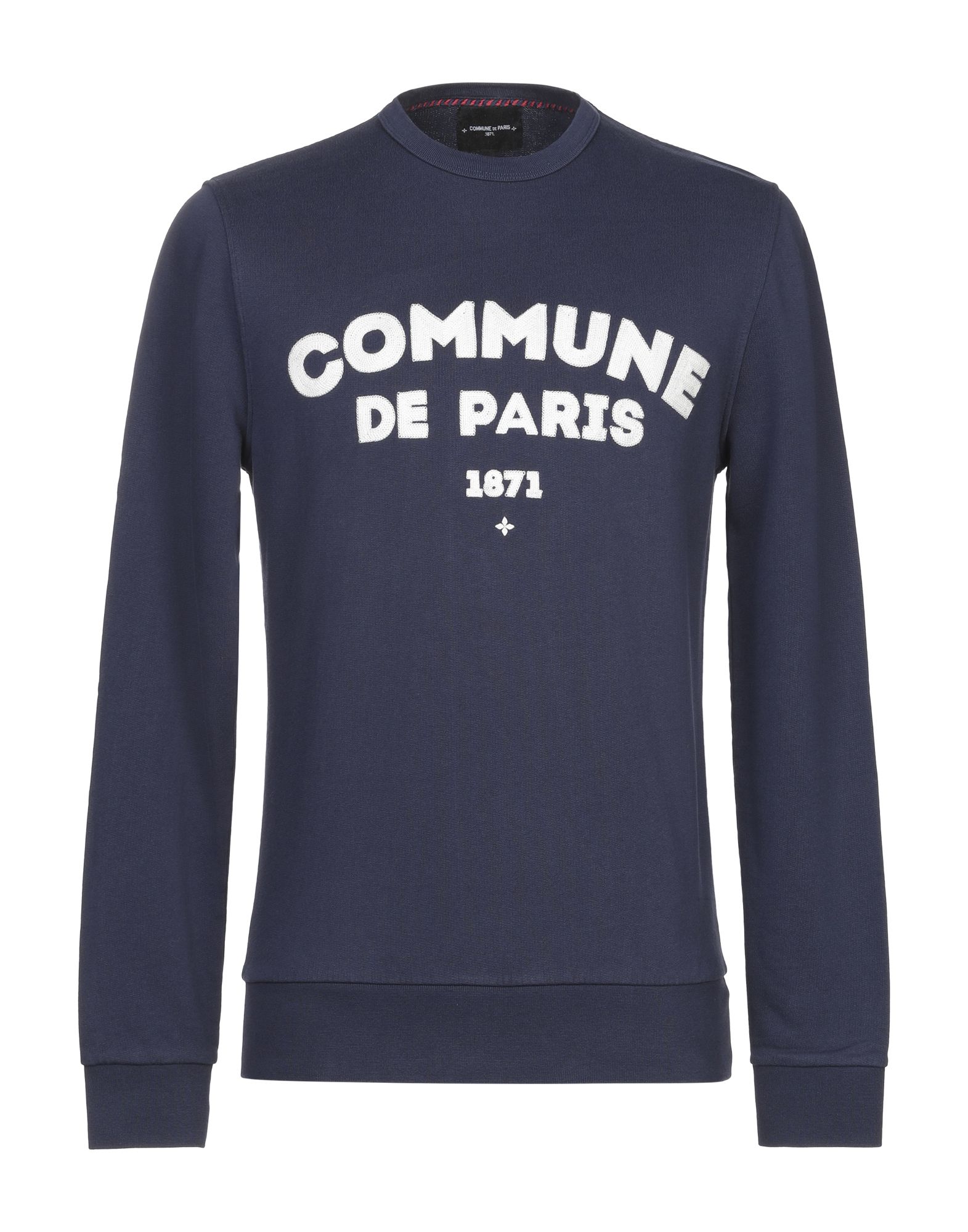 《セール開催中》COMMUNE DE PARIS 1871 メンズ スウェットシャツ ダークブルー XS コットン 100%