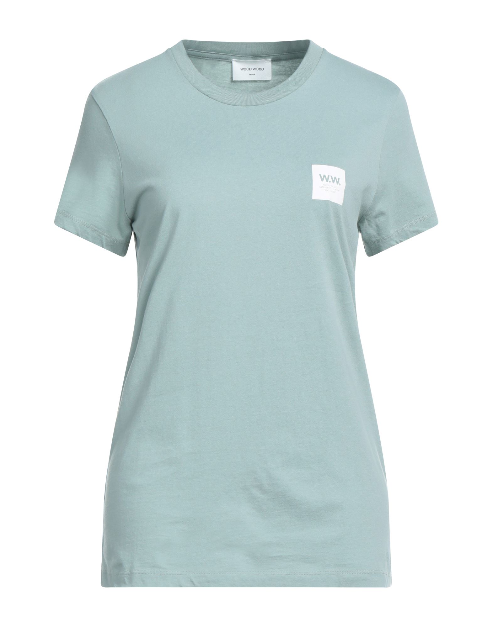 Wood Wood T-shirts In Sage Green