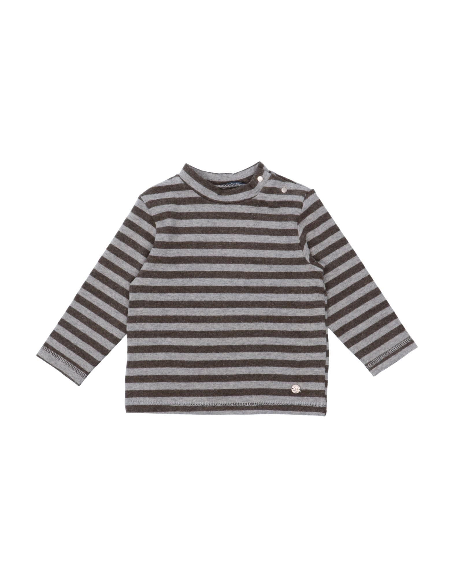 Leo E Lilly Bon Ton Kids' T-shirts In Grey