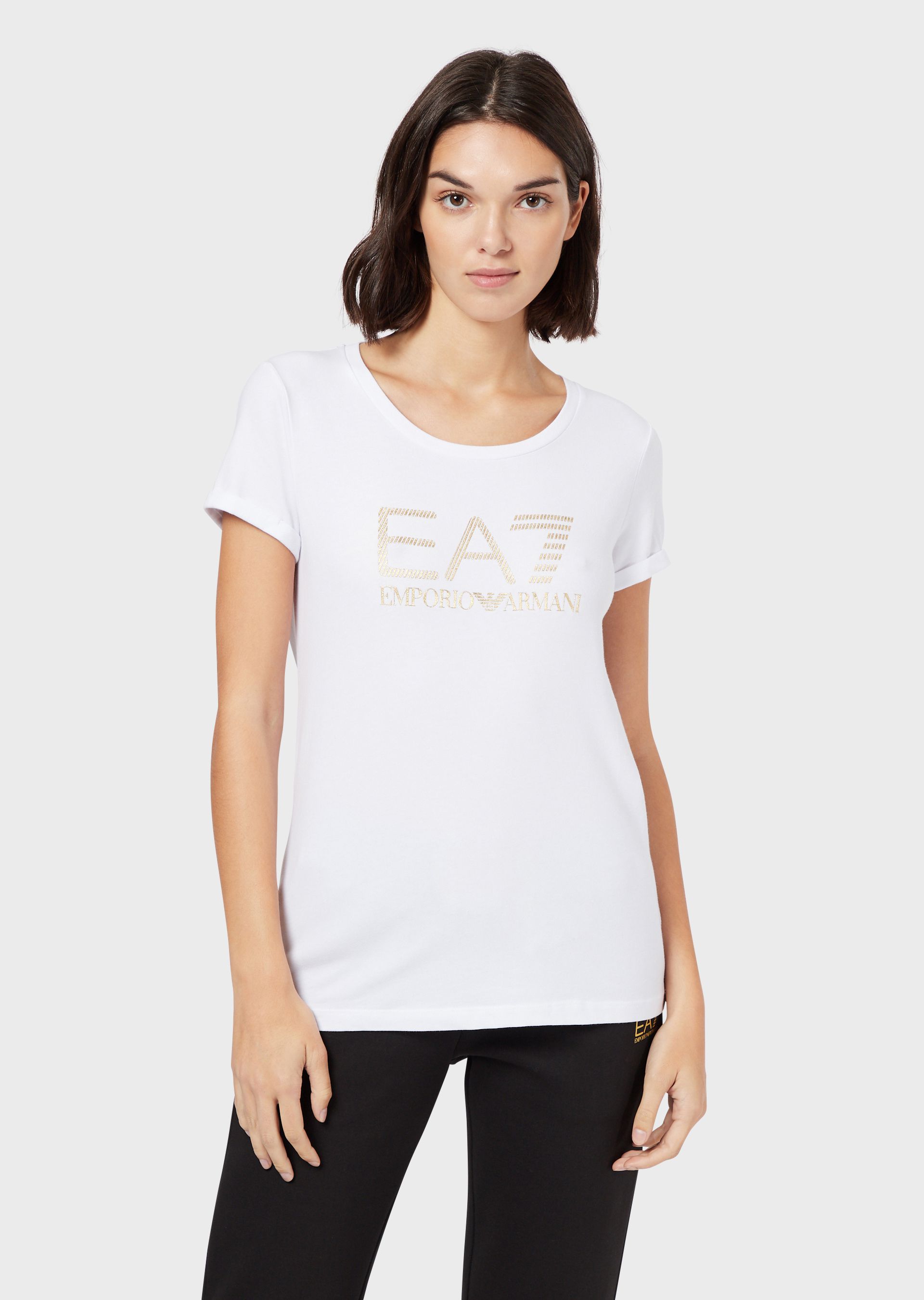 women's armani t shirts uk