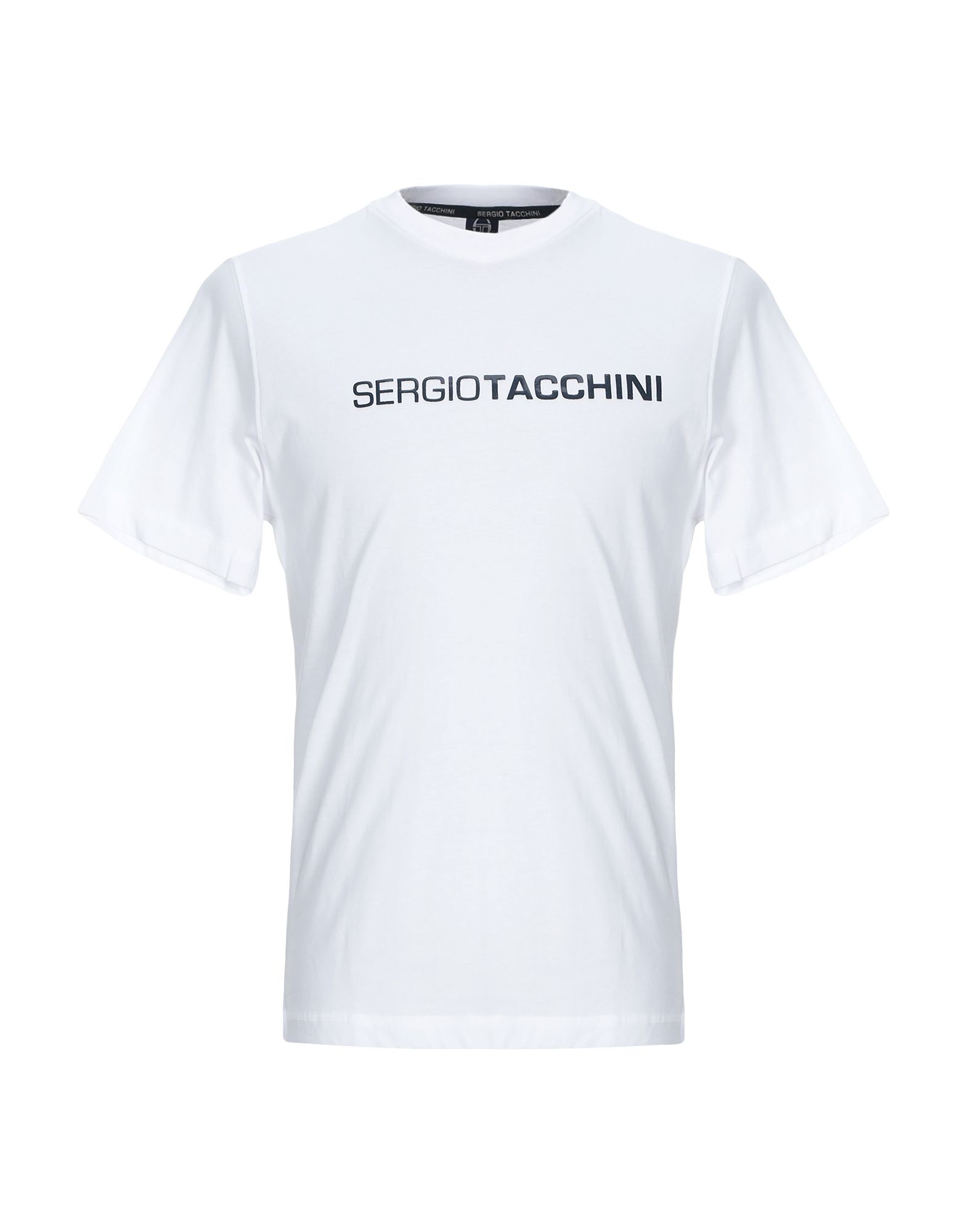 《セール開催中》SERGIO TACCHINI メンズ T シャツ ホワイト L コットン 100%