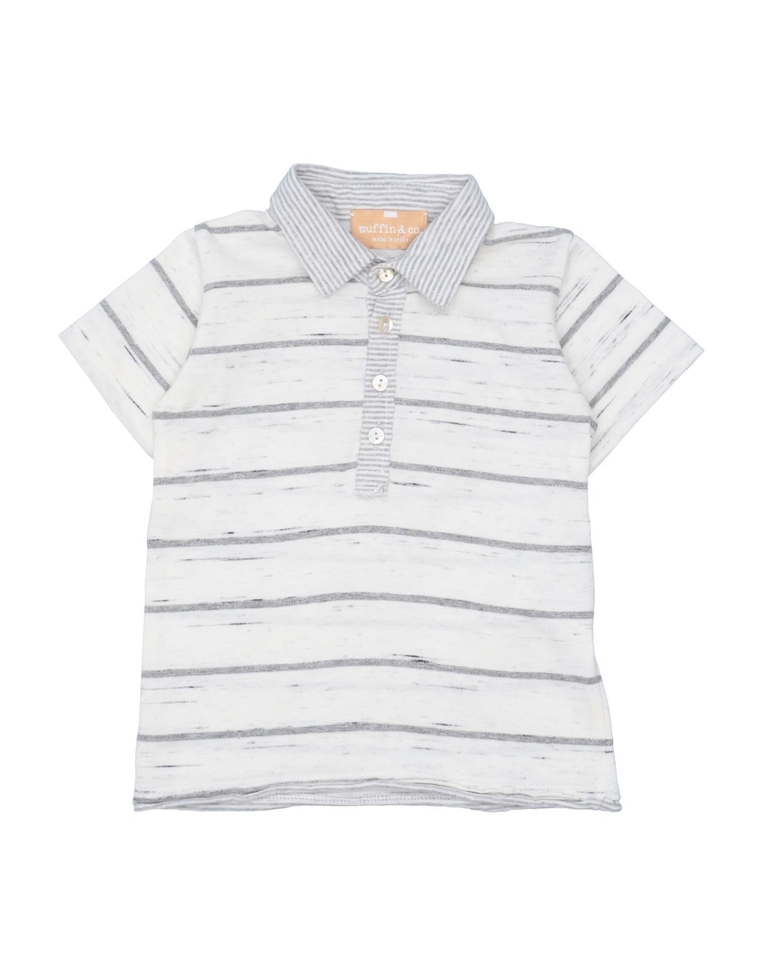 Muffin & Co. Kids' Polo Shirts In Ivory