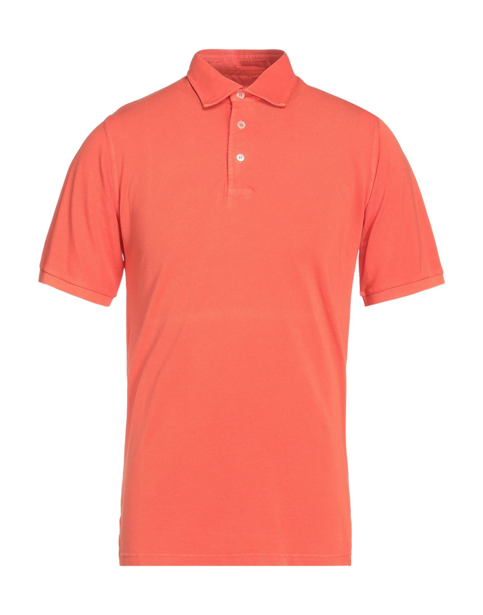 Fedeli Polo Shirts In Orange