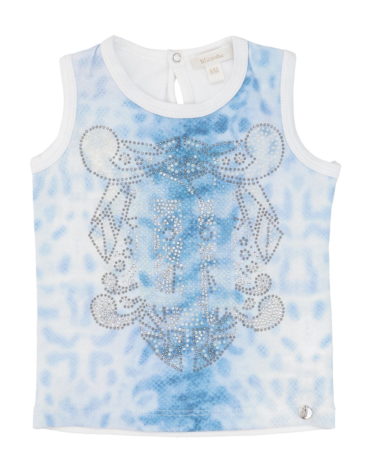 Microbe By Miss Grant Kids' T-shirts In Sky Blue