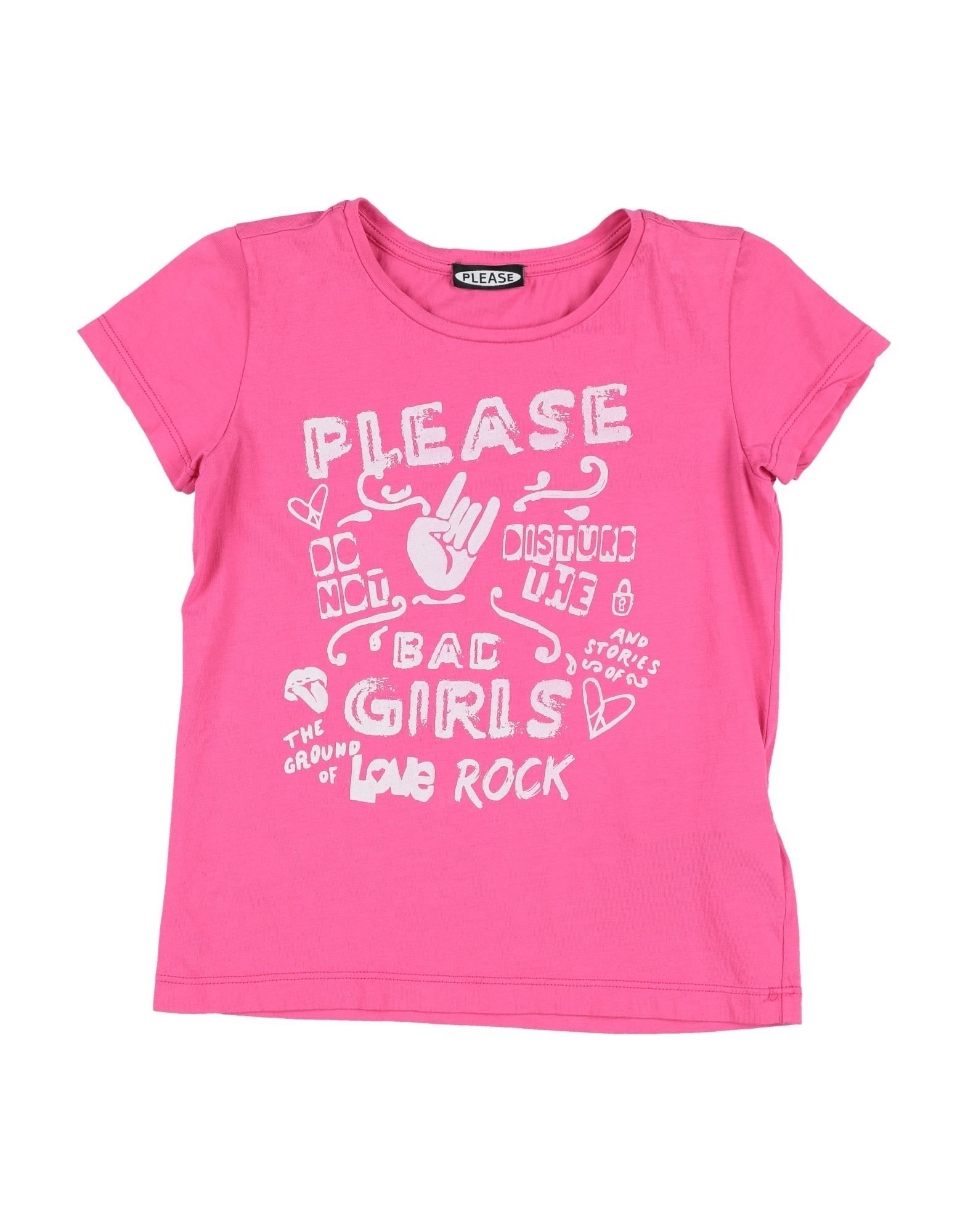 Please Kids' T-shirts In Pink