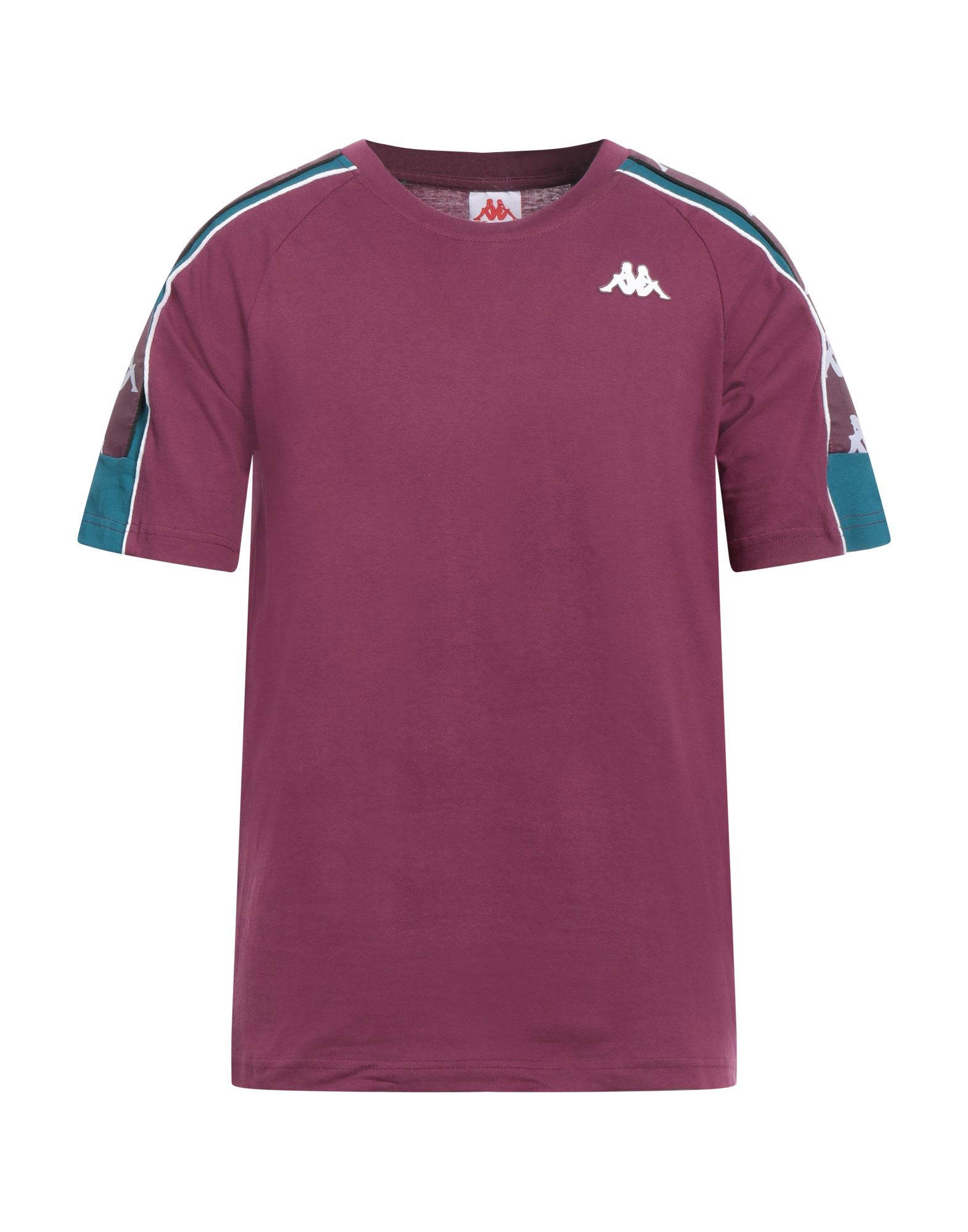 Shop Kappa Man T-shirt Mauve Size L Cotton In Purple