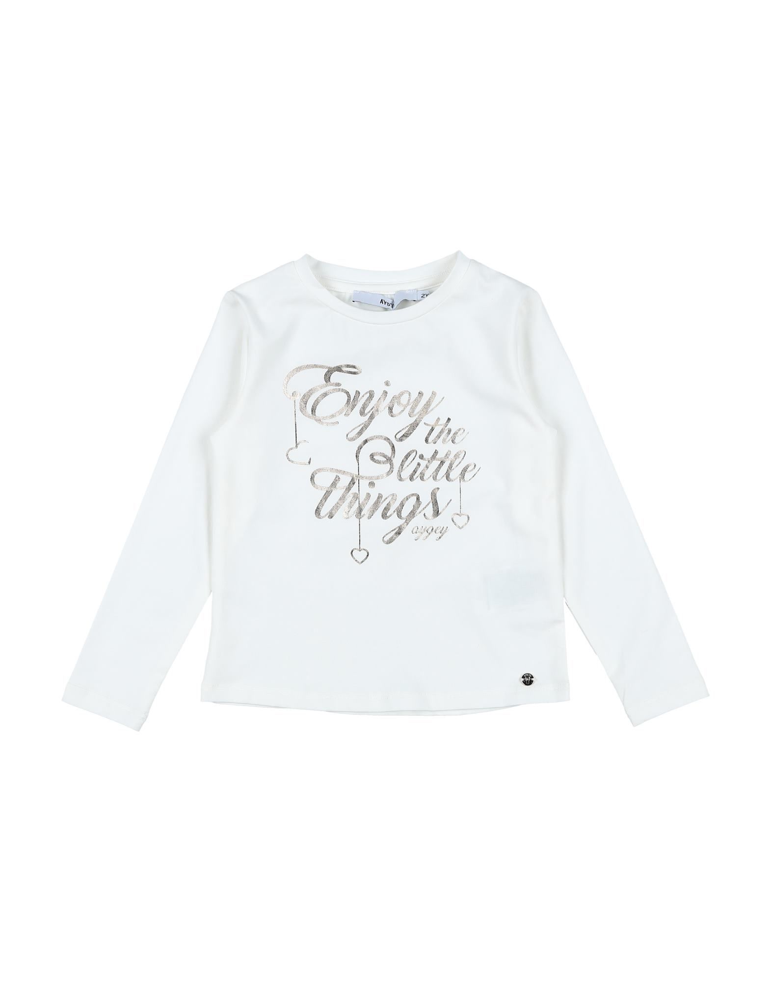 Aygey Kids' T-shirts In Ivory