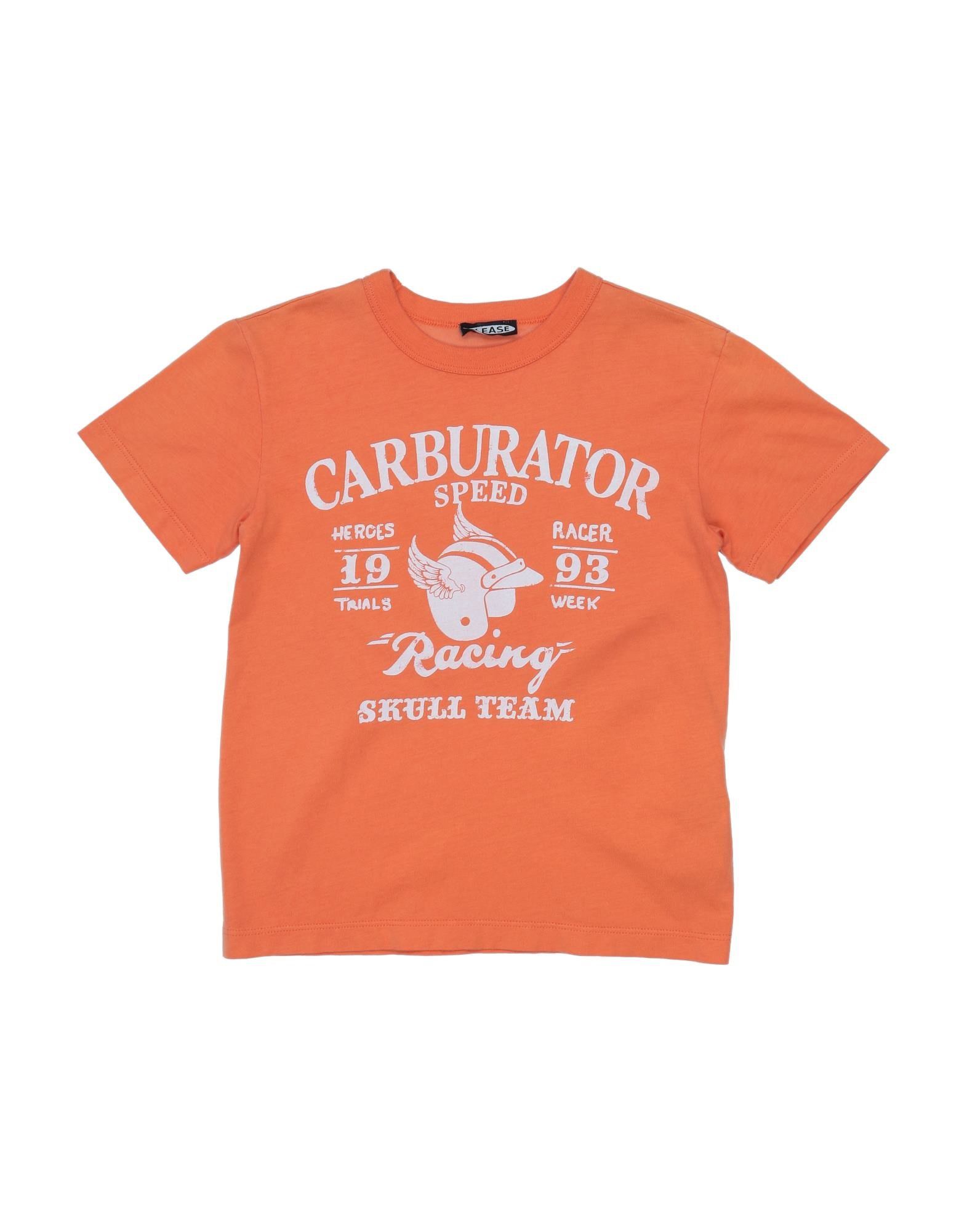 Shop Please Toddler Boy T-shirt Orange Size 4 Cotton