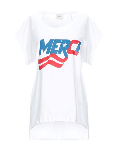 ..,merci Woman T-shirt White Size L Cotton