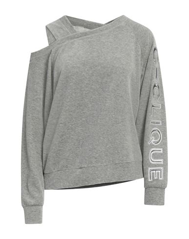 C-clique Woman Sweatshirt Grey Size Xs Cotton, Polyester In Gray