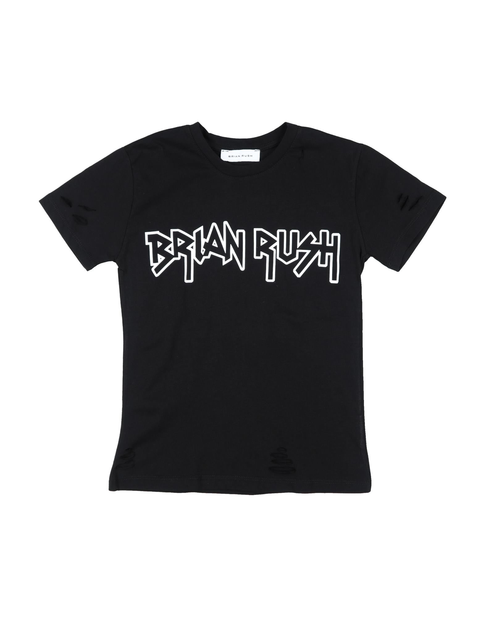 Shop Brian Rush Toddler Boy T-shirt Black Size 4 Cotton