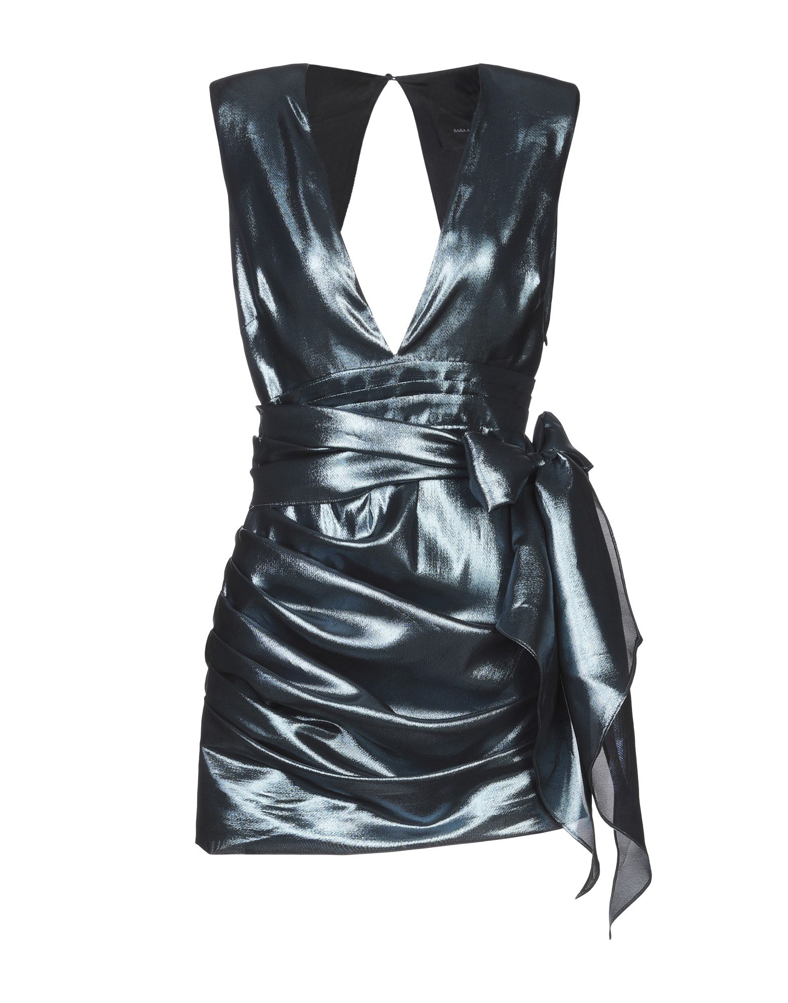 Короткое платье  - Голубой цвет