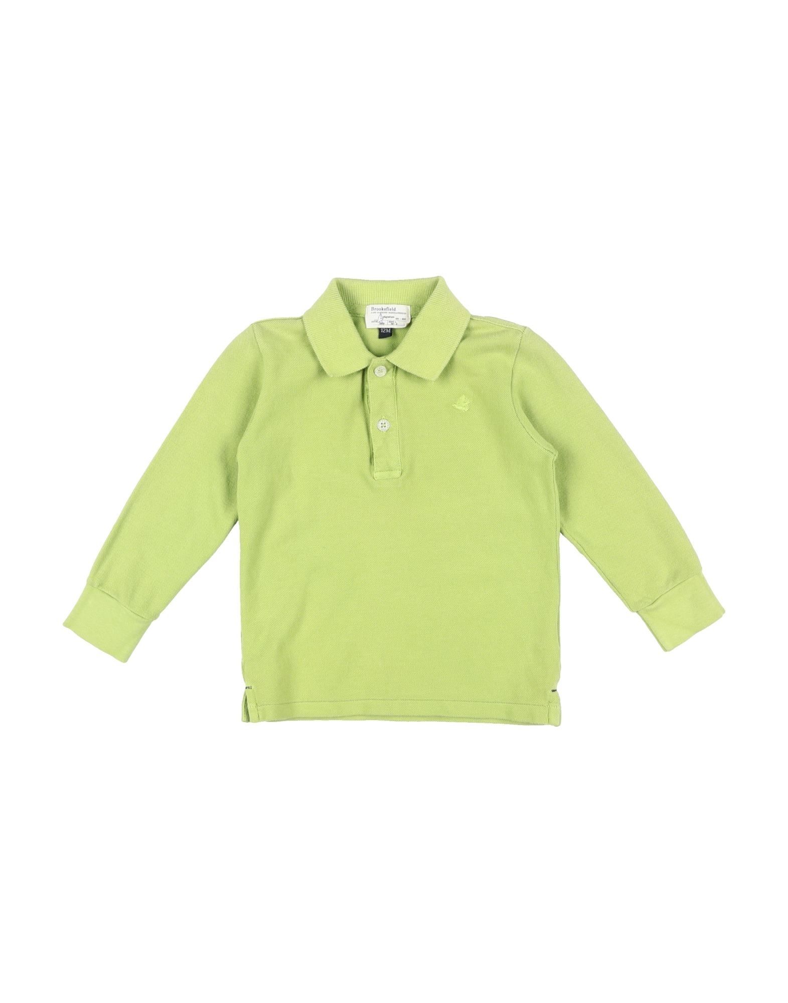 Brooksfield Kids' Polo Shirts In Acid Green
