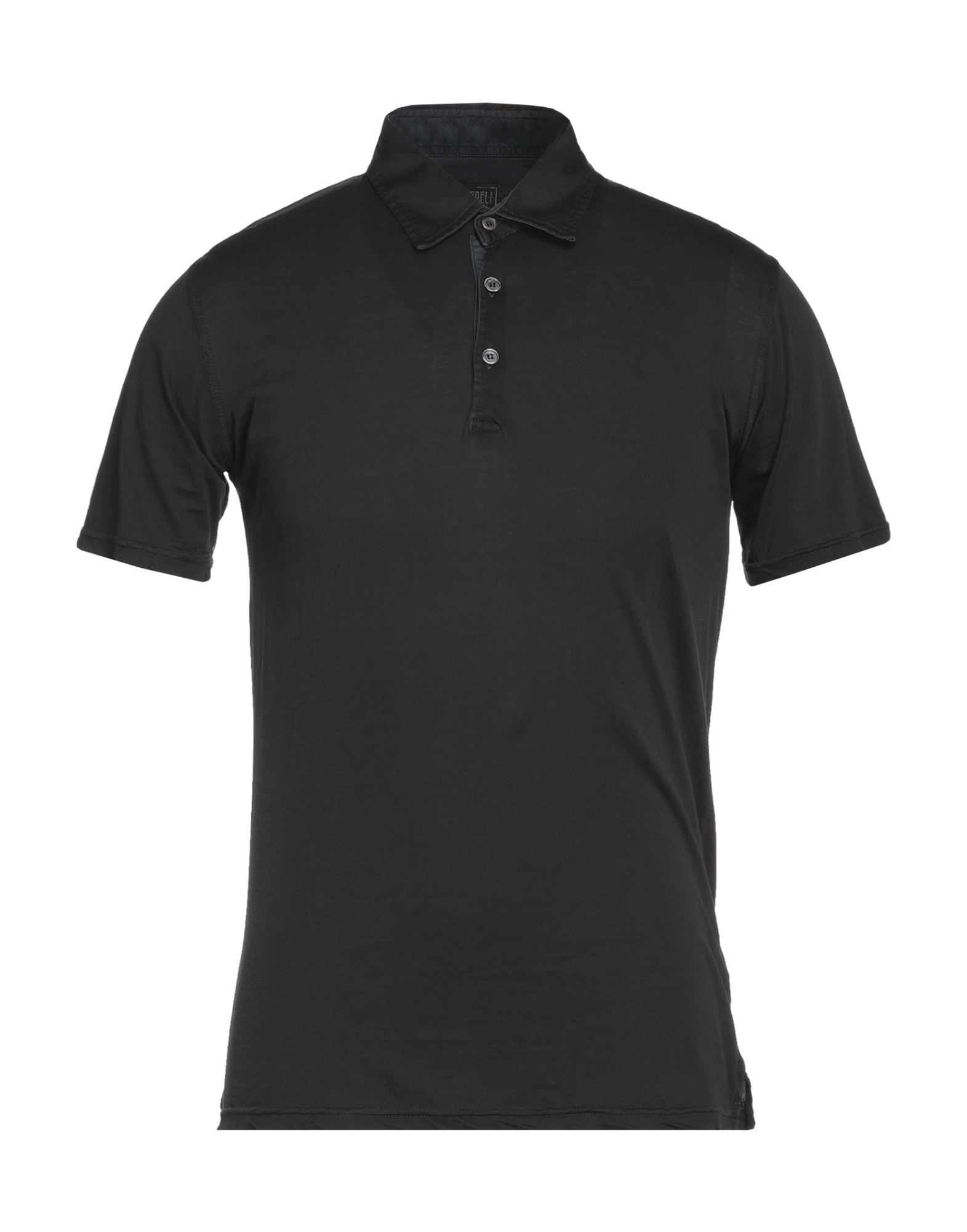 Fedeli Polo Shirts In Black