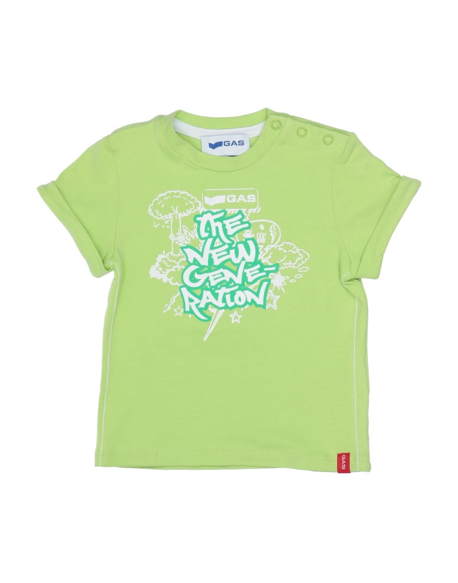 Gas Kids' T-shirts In Light Green