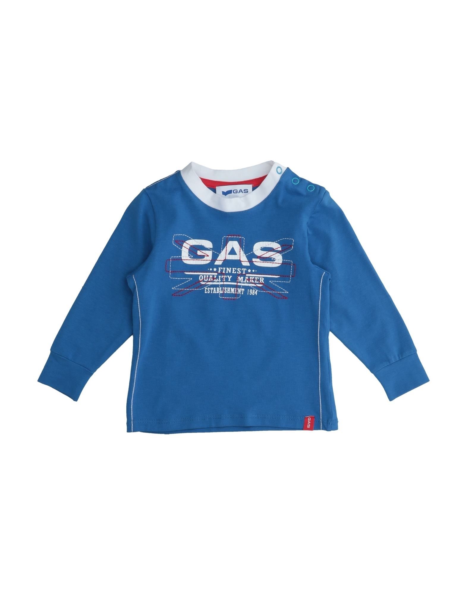 Gas Kids' T-shirts In Blue