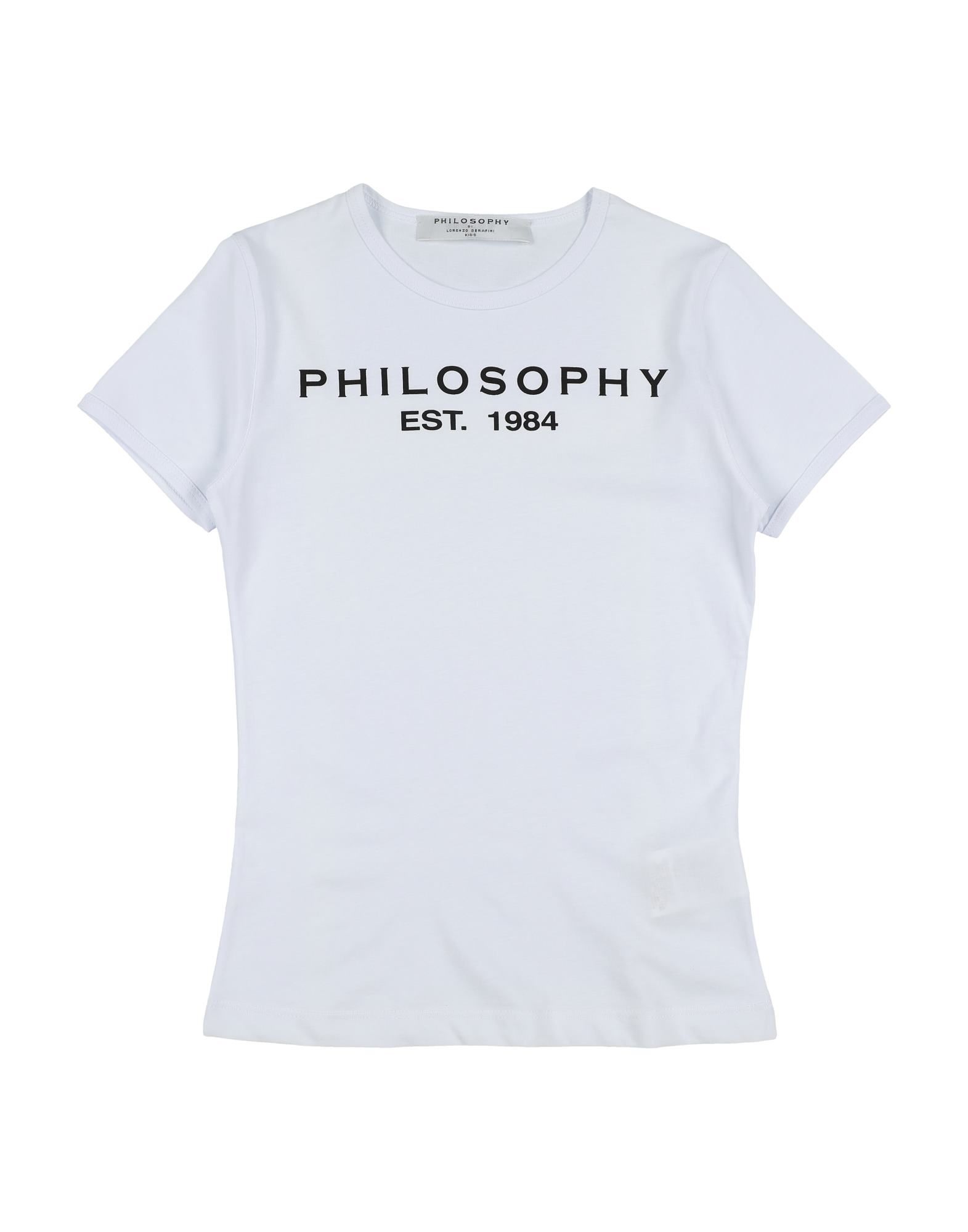 Philosophy Di Lorenzo Serafini Kids' T-shirts In White