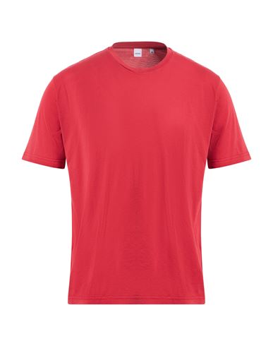 Aspesi Man T-shirt Red Size M Cotton In White