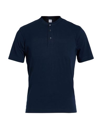 Aspesi Man T-shirt Navy Size S Cotton In Blue