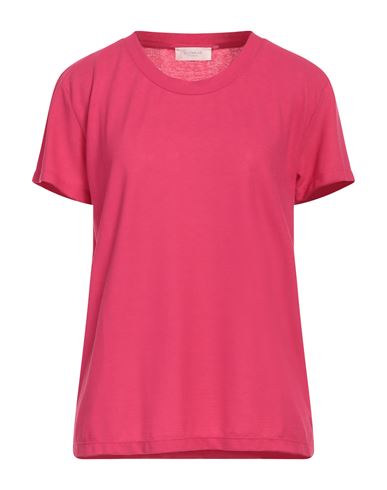 Slowear Woman T-shirt Fuchsia Size 10 Cotton In Pink