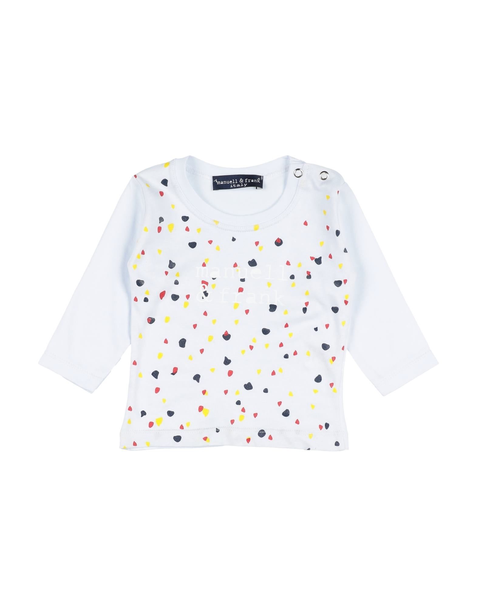 Manuell & Frank Kids' T-shirts In White