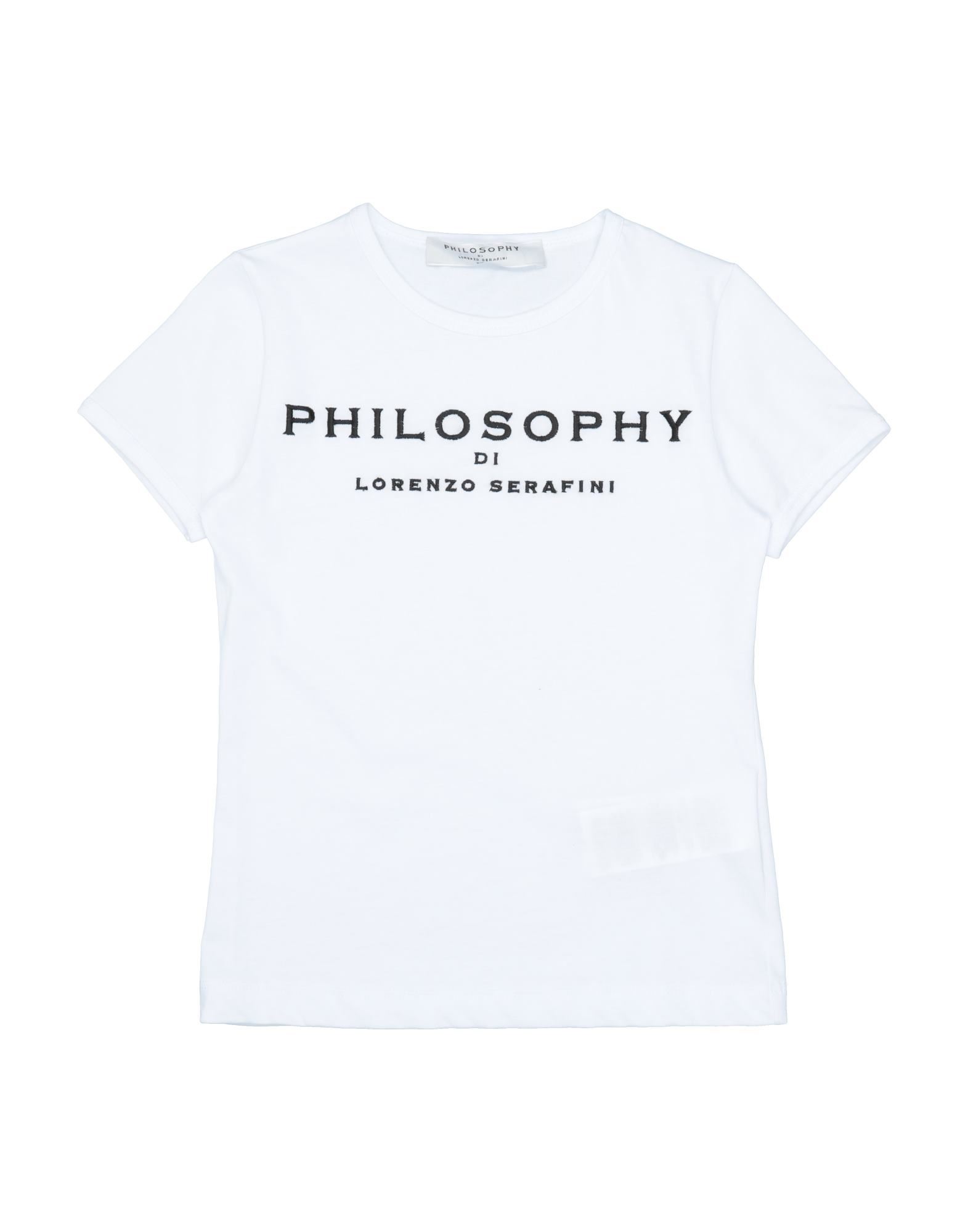 Philosophy Di Lorenzo Serafini Kids'  T-shirts In White