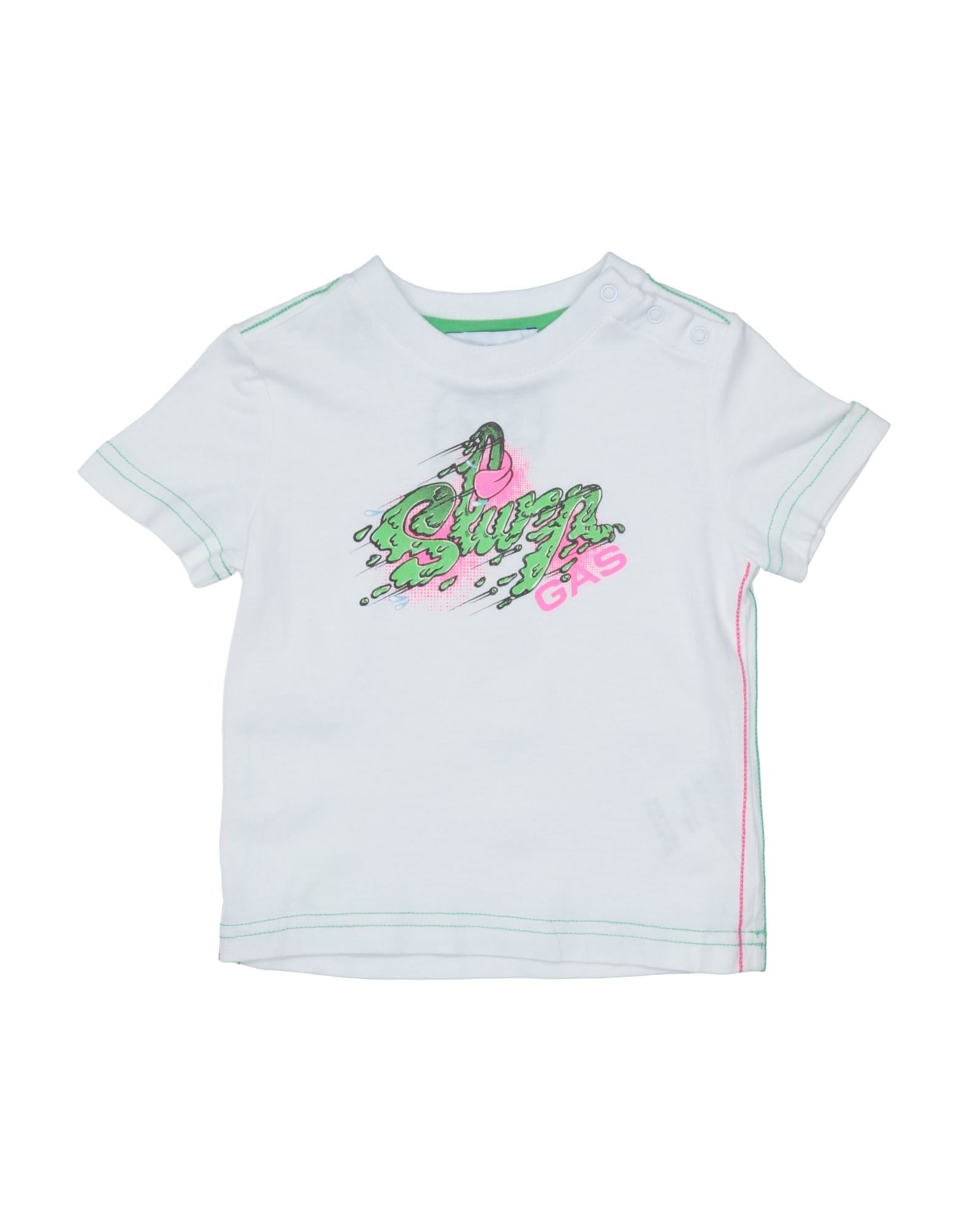 Gas Kids' T-shirts In White