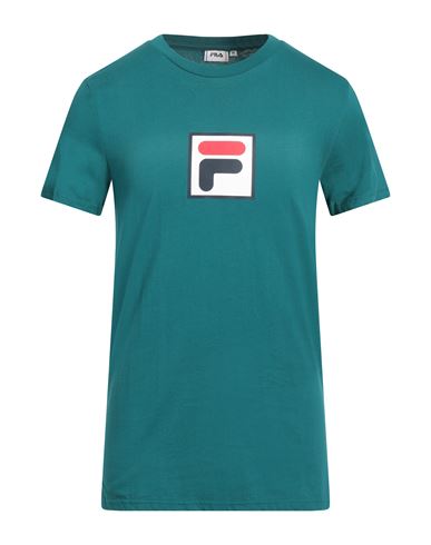 Fila Man T-shirt Green Size Xl Cotton