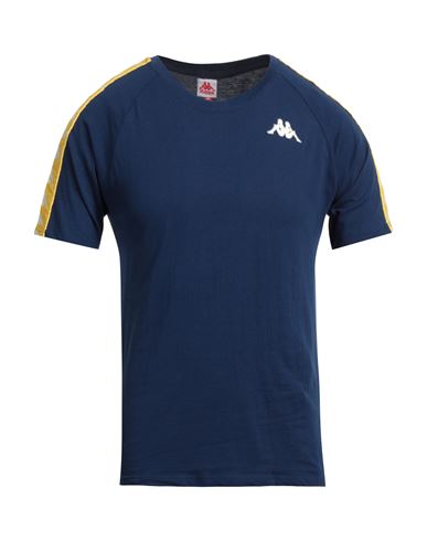 Shop Kappa Man T-shirt Navy Blue Size Xs Cotton