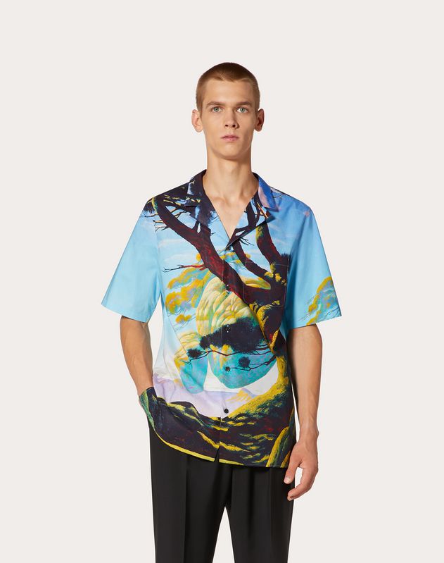 valentino floating island shirt