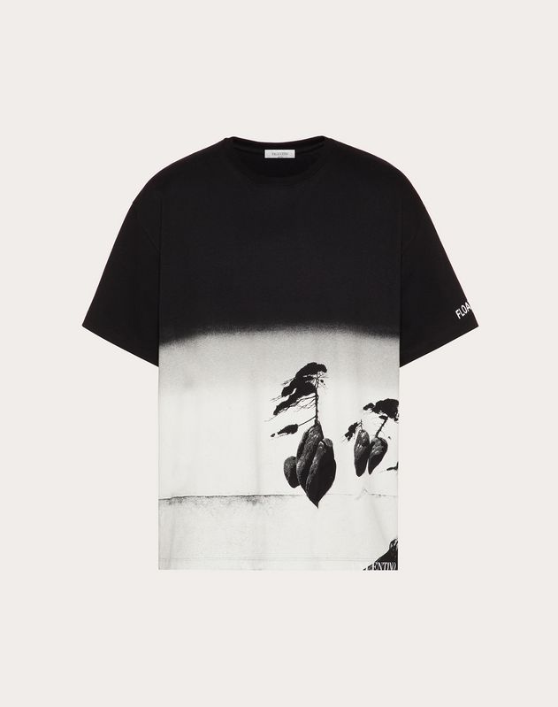 Floating Island Print T Shirt For Man Valentino Online Boutique