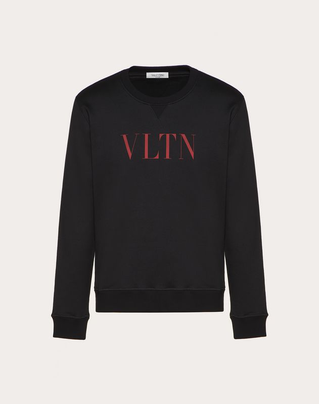 vltn crew neck sweatshirt for man valentino online boutique