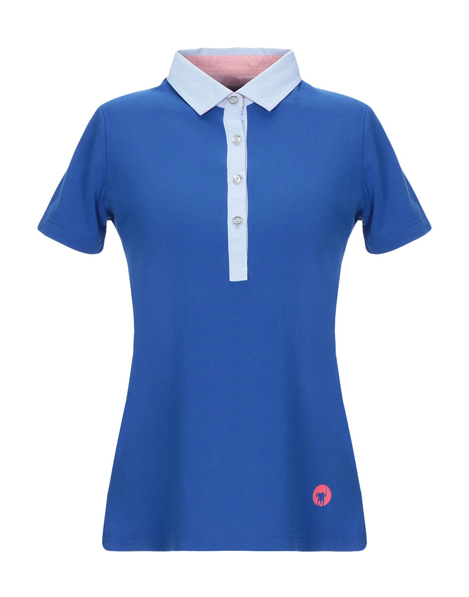 《セール開催中》CIESSE PIUMINI レディース ポロシャツ ブライトブルー S コットン 100%