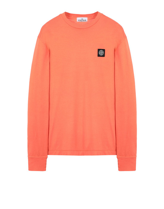 salmon stone island t shirt