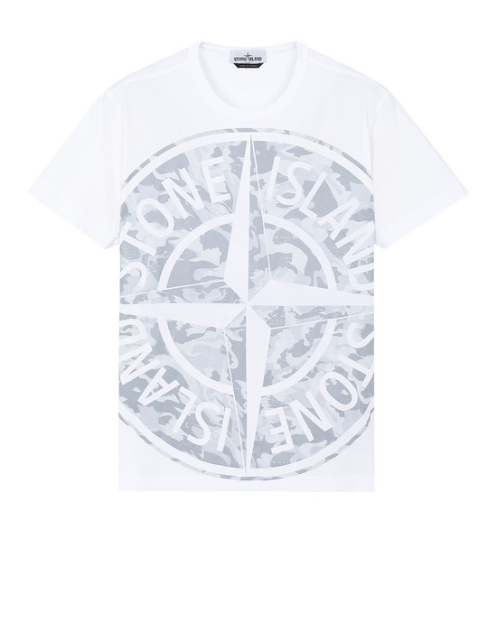 Short sleeve t-shirt Man 23391 BIG LOOM Front STONE ISLAND