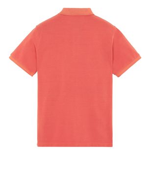 Stone island orange store polo