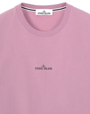 Uomo Abbigliamento da T-shirt da T-shirt a manica corta T-shirt con applicazione CompassStone Island in Cotone da Uomo colore Rosa 