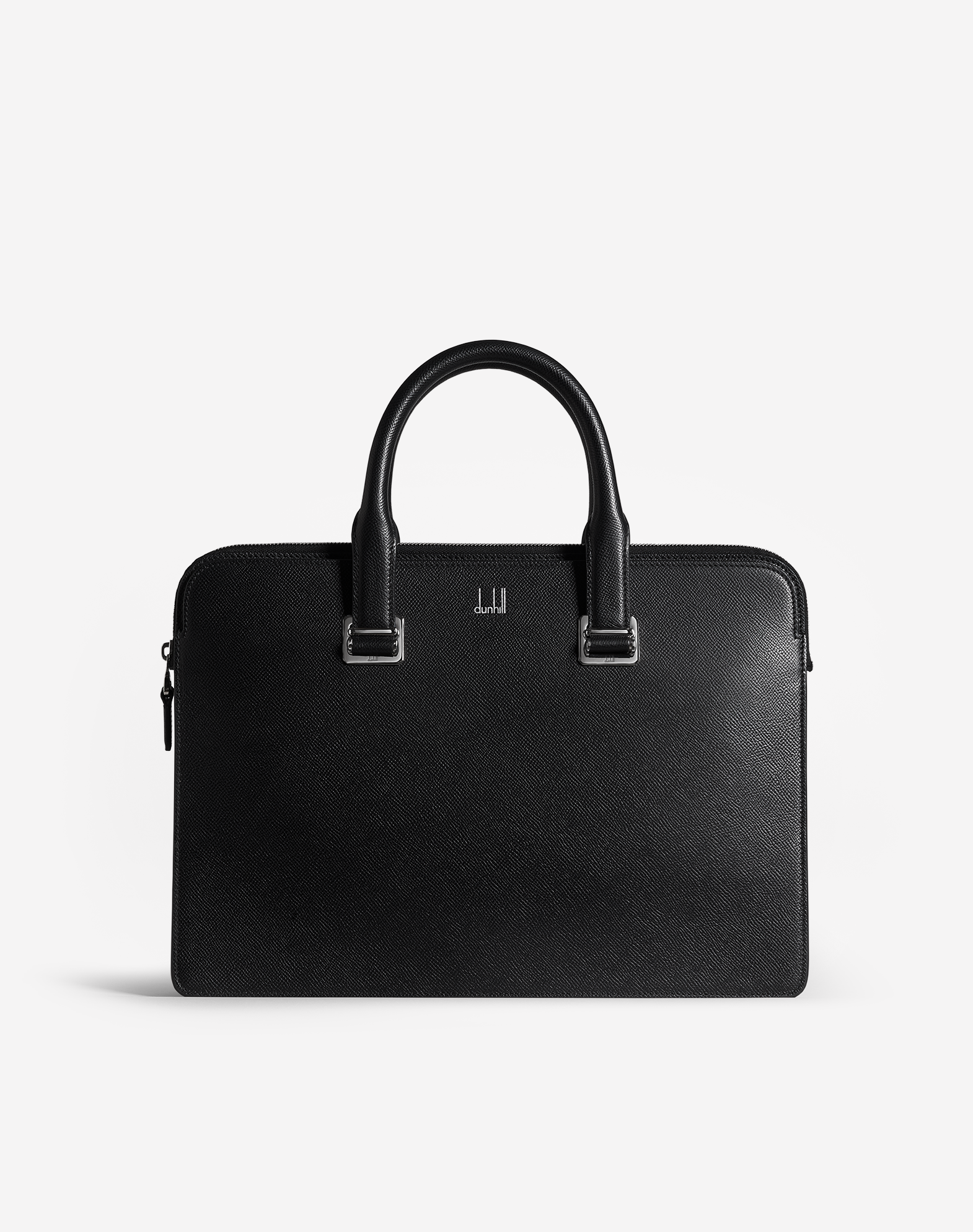 Dunhill Cadogan Single-gusset Document Case In Black