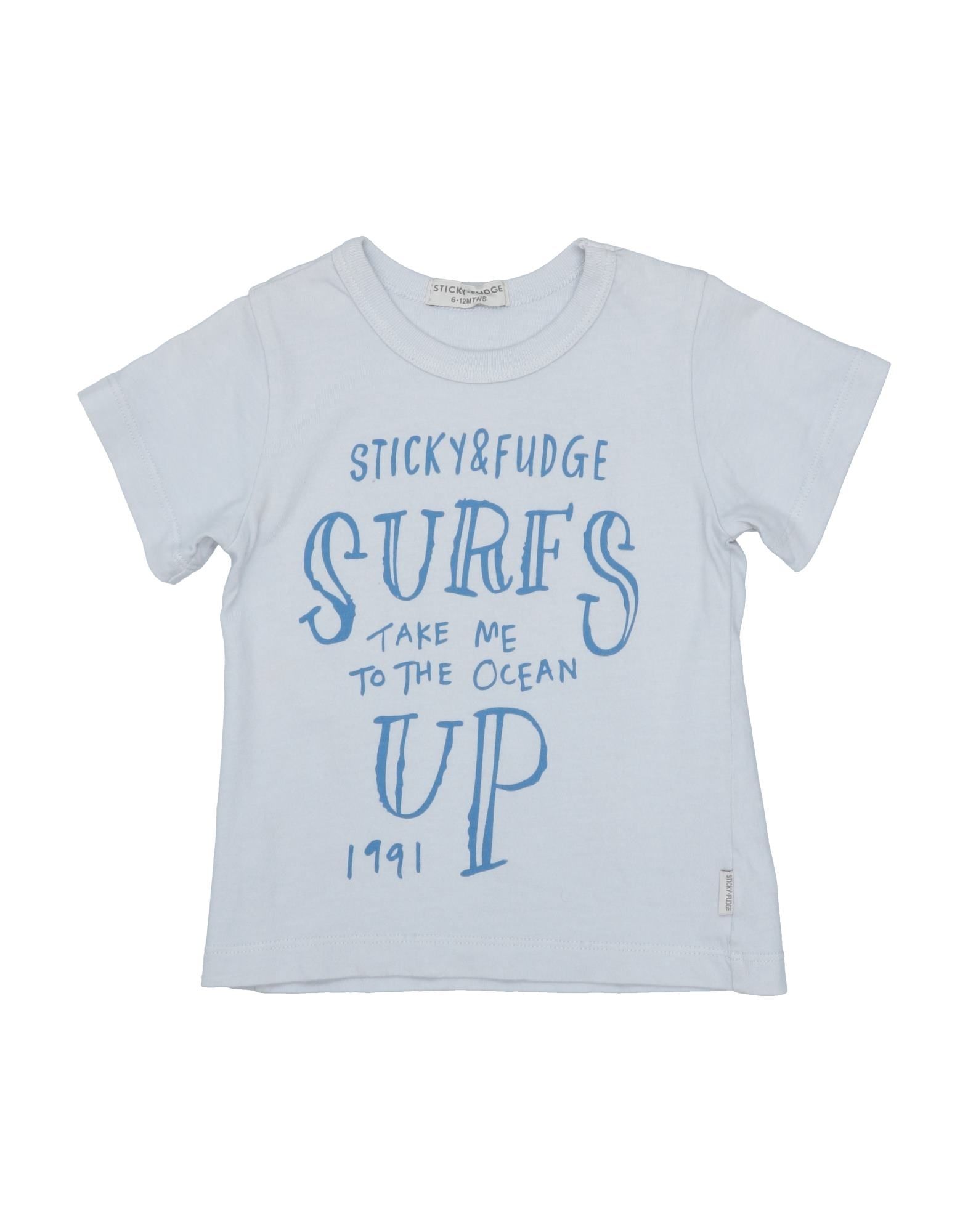 Sticky Fudge Kids' T-shirts In Light Grey