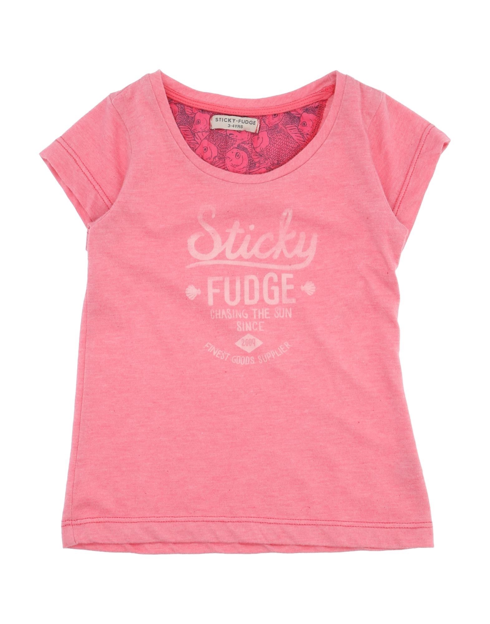 Sticky Fudge Kids' T-shirts In Pastel Pink