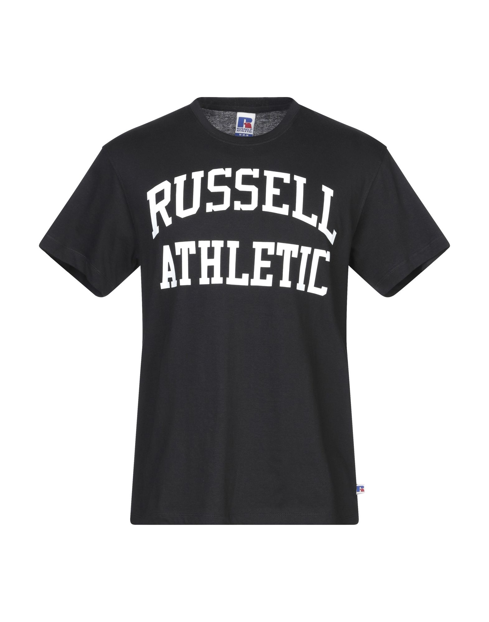 《セール開催中》RUSSELL ATHLETIC メンズ T シャツ ブラック S コットン 100%