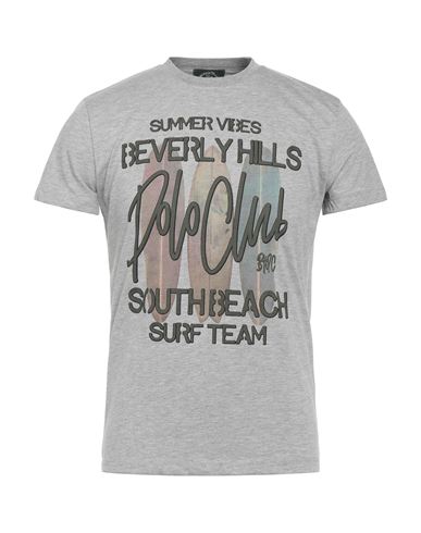 Beverly Hills Polo Club Man T-shirt Grey Size Xxl Cotton