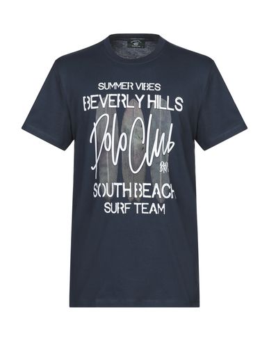 Beverly Hills Polo Club Man T-shirt Midnight Blue Size Xxl Cotton