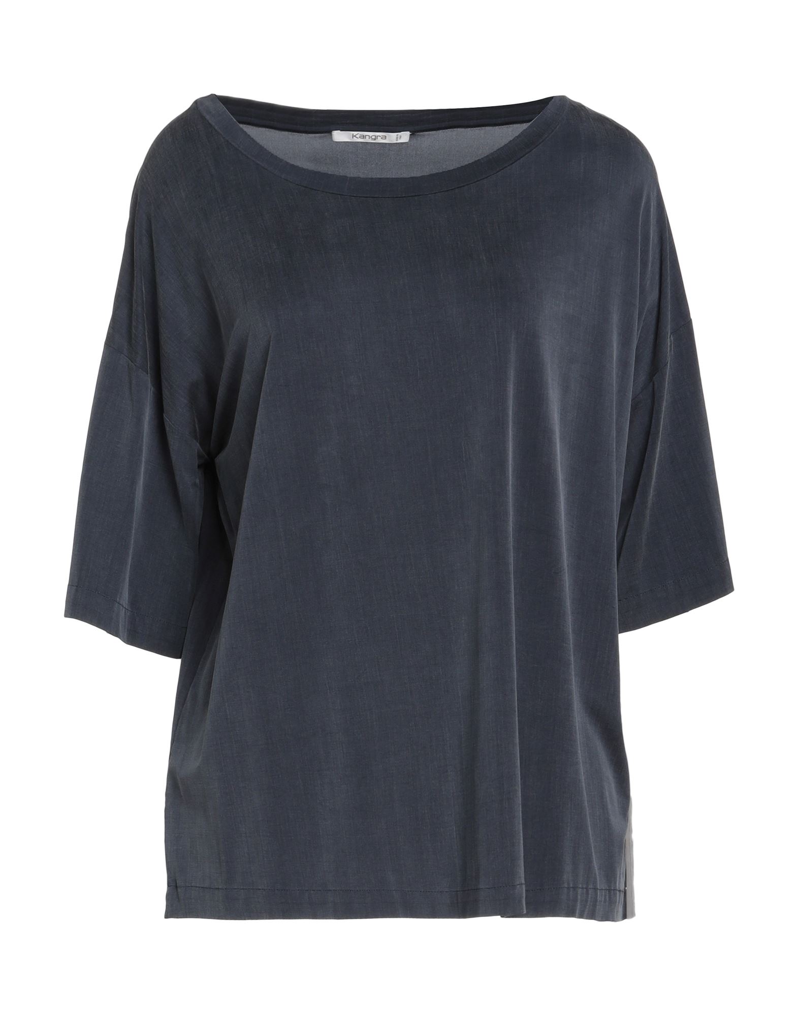 Kangra Cashmere T-shirts In Dark Blue