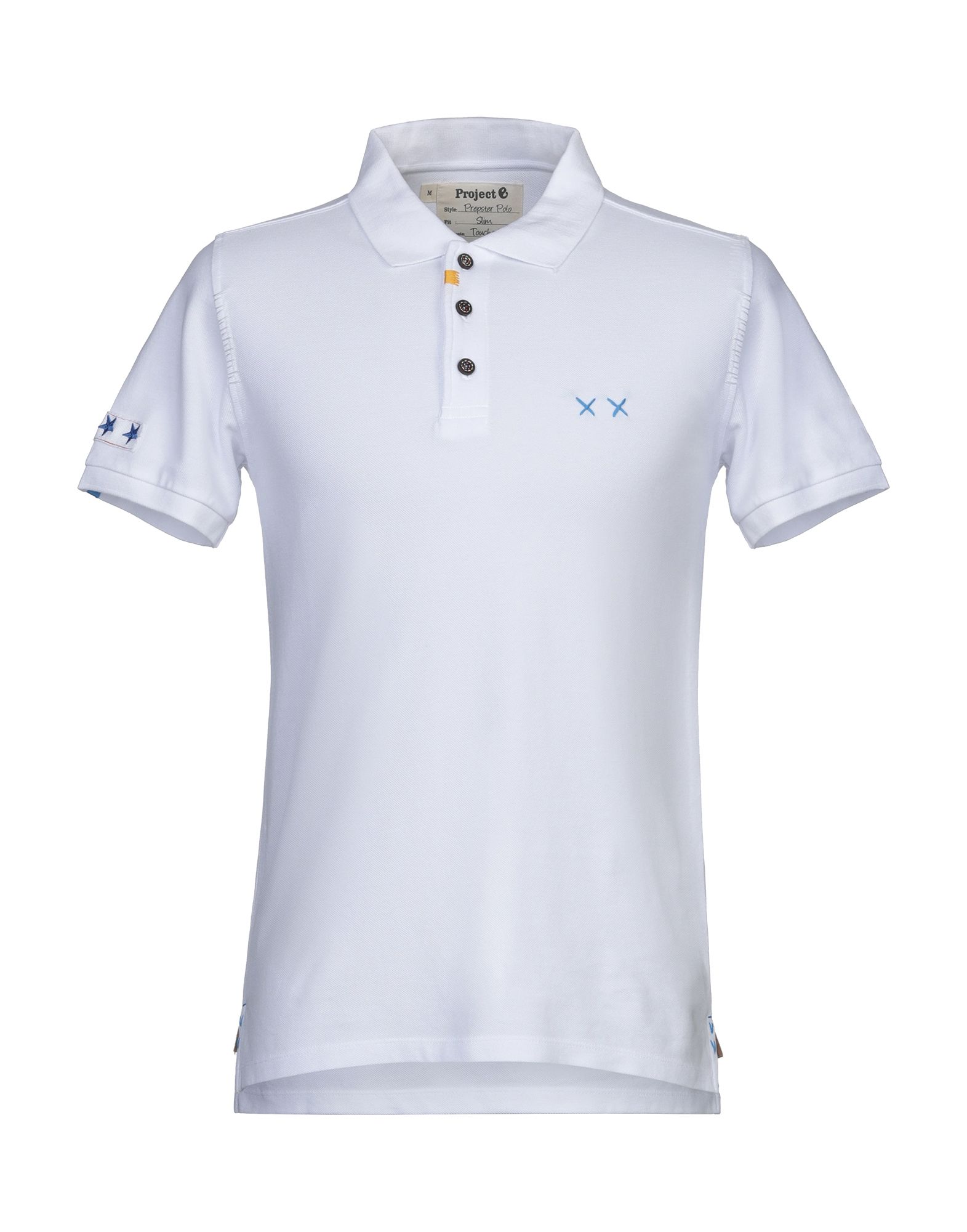Project E Polo Shirts In White